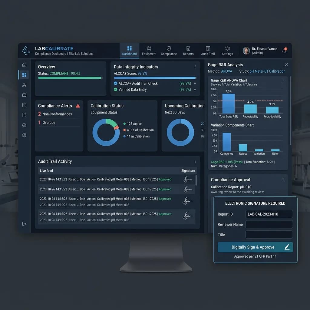 Calibration Management and Data Integrity in Regulated Manufacturing