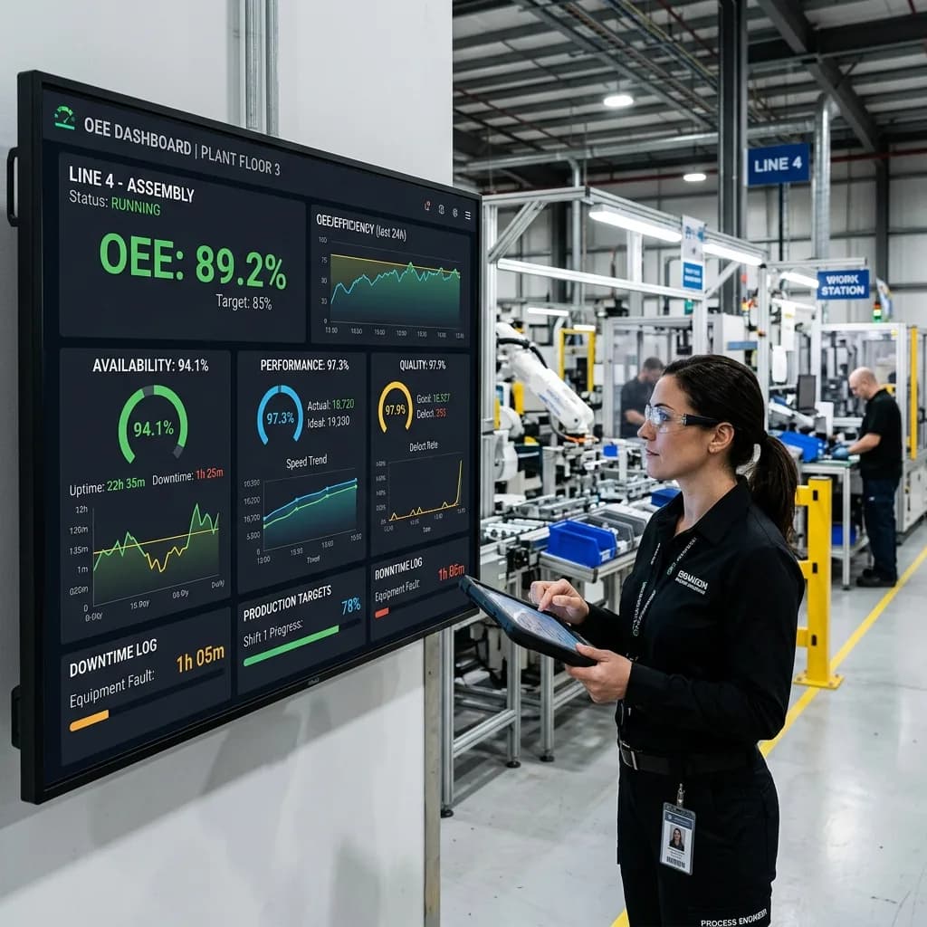 OEE and Production Efficiency in Indian Manufacturing
