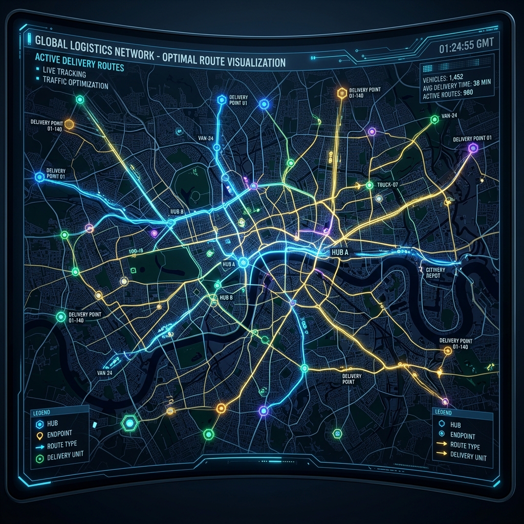 How Route Optimisation Actually Works in Logistics and Fleet Management Software