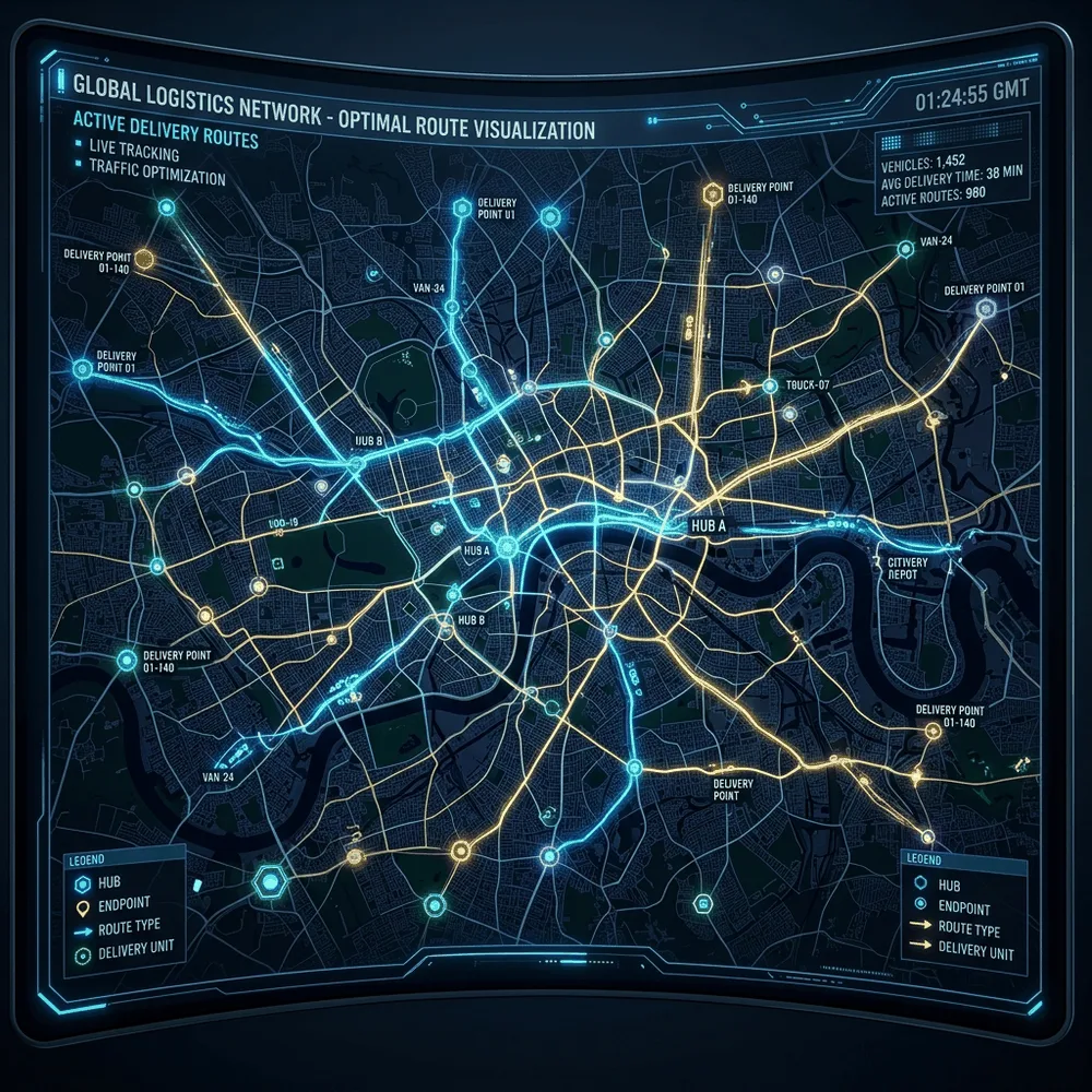 How Route Optimisation Actually Works in Logistics and Fleet Management Software